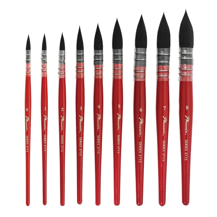 Phoenix SERIES 3715 Nylon Watercolor Artist Brush