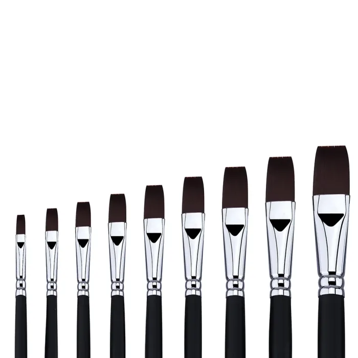 Phoenix SERIES 6601 Brown Nylon Acrylic Brush-Bright - Image 2