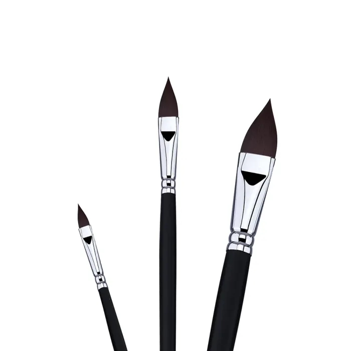 Phoenix SERIES 6601 Brown Nylon Acrylic Brush-Round