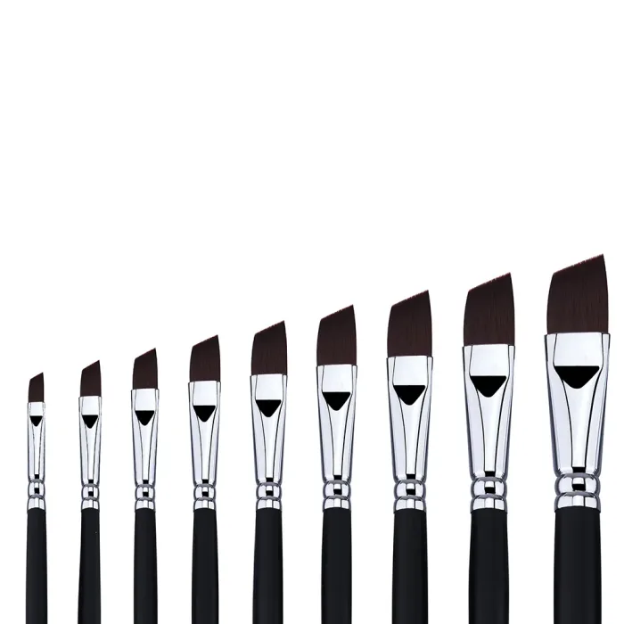 Phoenix SERIES 6601 Brown Nylon Acrylic Brush-Angular - Image 3