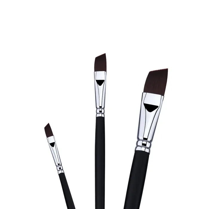 Phoenix SERIES 6601 Brown Nylon Acrylic Brush-Angular