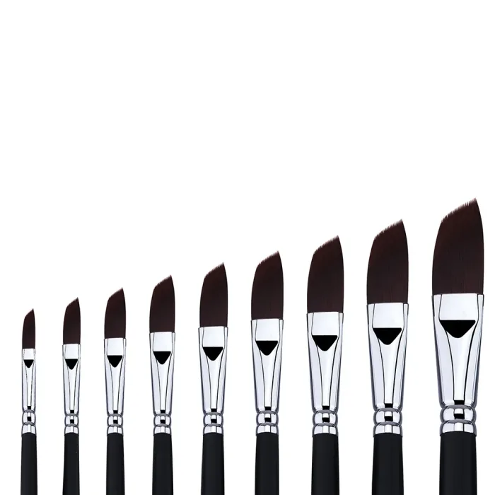 Phoenix SERIES 6601 Brown Nylon Acrylic Brush-Angular - Image 3