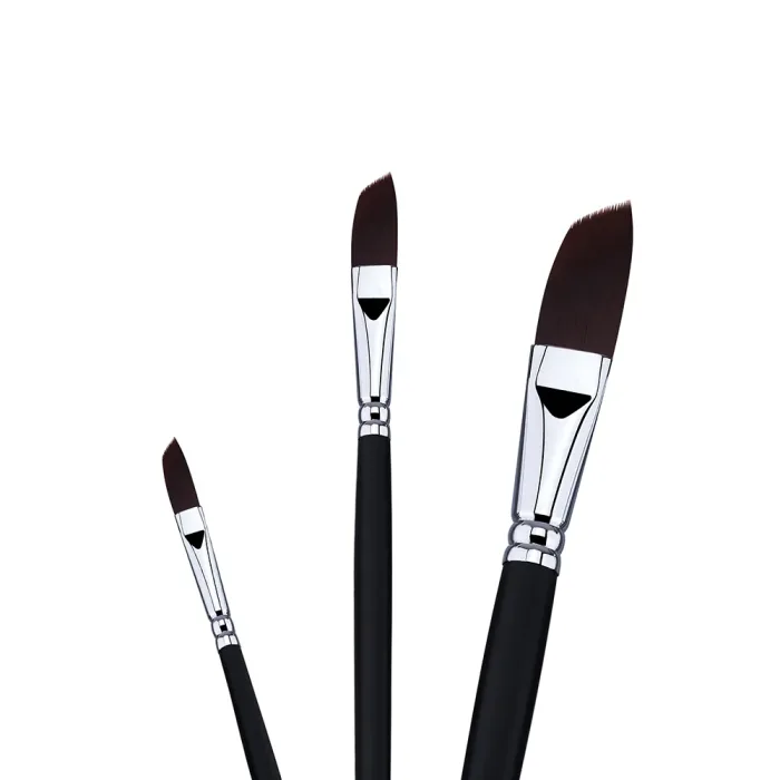 Phoenix SERIES 6601 Brown Nylon Acrylic Brush-Angular