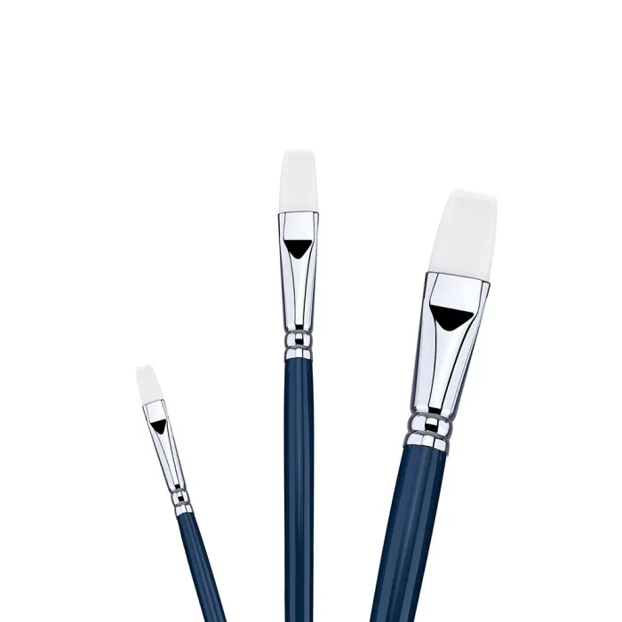 Phoenix SERIES 6602 White Nylon Acrylic Brush-Flat