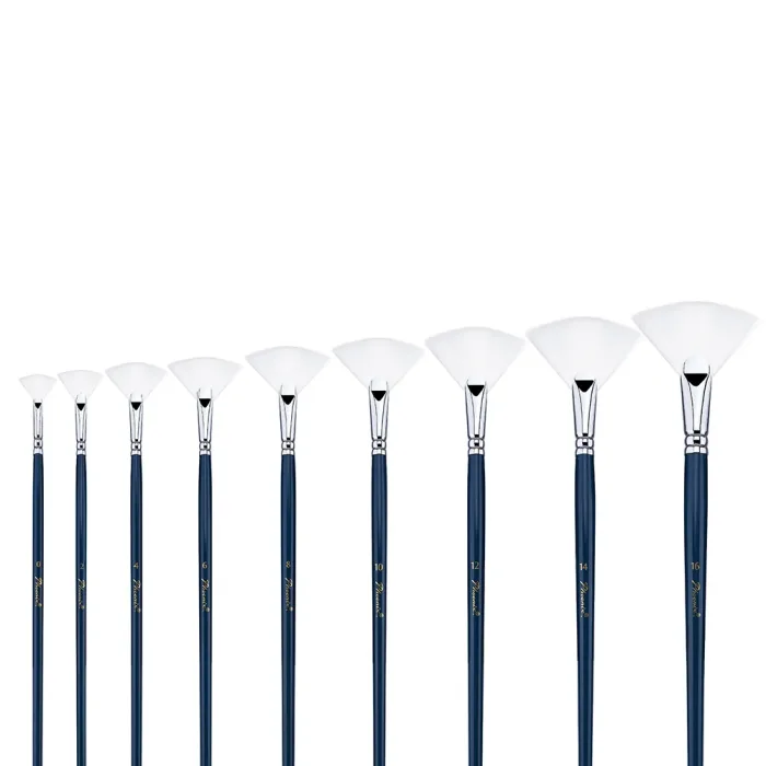 Phoenix SERIES 6602 White Nylon Acrylic Brush-Fan - Image 3
