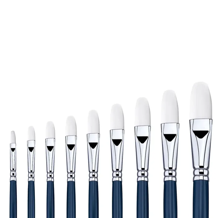 Phoenix SERIES 6602 White Nylon Acrylic Brush-Fibert - Image 3