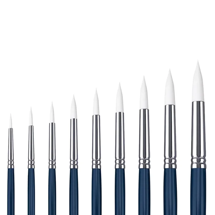 Phoenix SERIES 6602 White Nylon Acrylic Brush-Round - Image 3