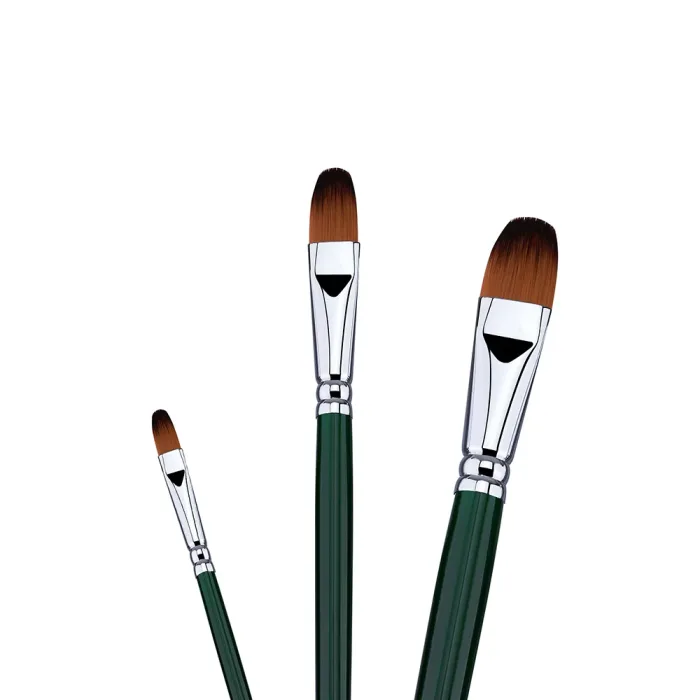Phoenix SERIES 6603 Brown Nylon Acrylic Brush-Fibert