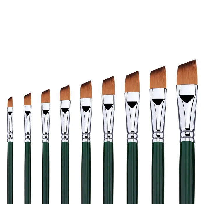 Phoenix SERIES 6603 Brown Nylon Acrylic Brush-Angular - Image 3