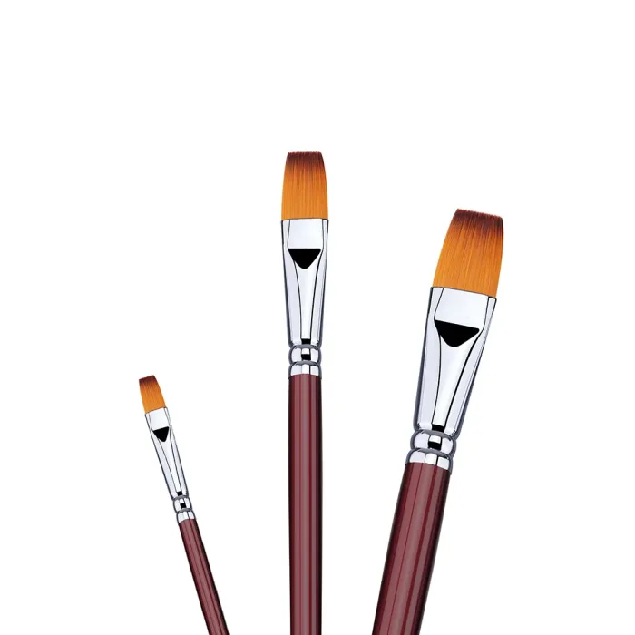 Phoenix SERIES 6604 Double Colored Nylon Acrylic Brush-Bright