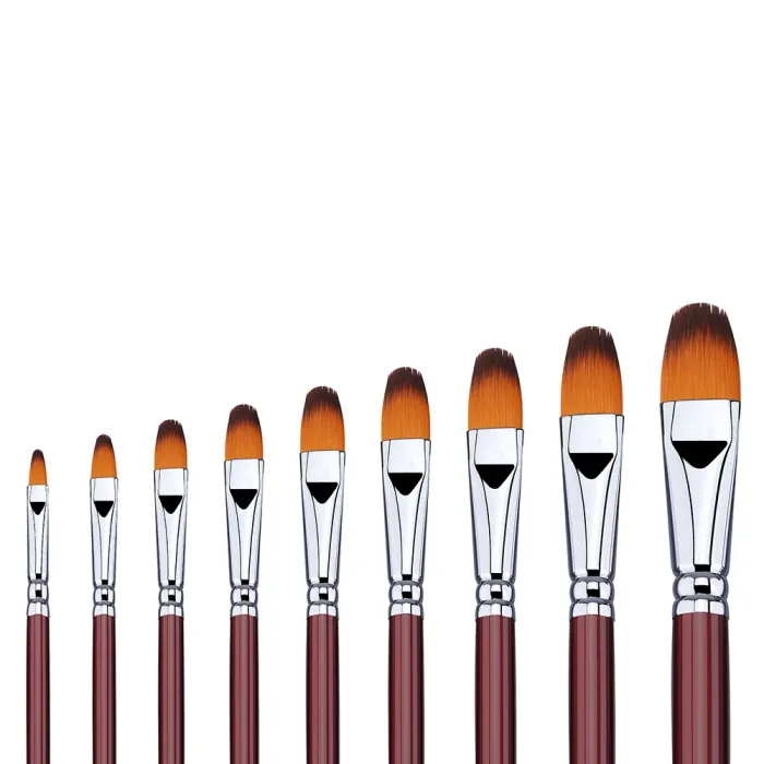 Phoenix SERIES 6604 Double Colored Nylon Acrylic Brush-Fibert - Image 3