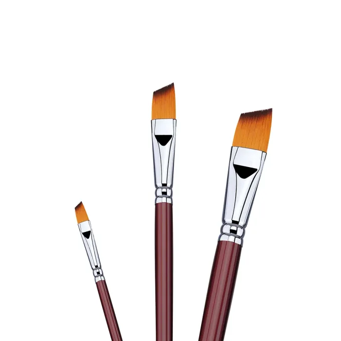 Phoenix SERIES 6604 Double Colored Nylon Acrylic Brush-Angular
