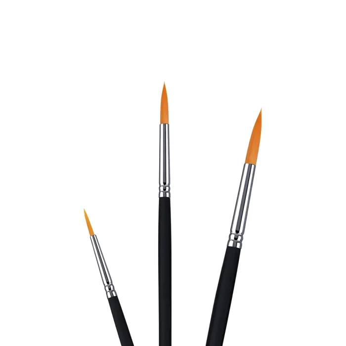Phoenix SERIES 6606 Golden Nylon Hair Acrylic Brush-Liner