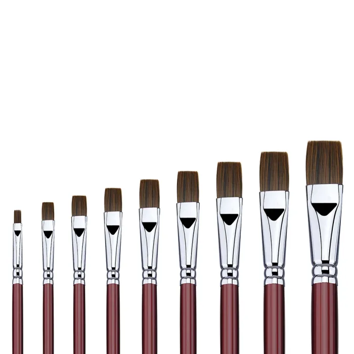 Phoenix SERIES 6611 Double-Colored Nylon Acrylic Brush-Flat - Image 3