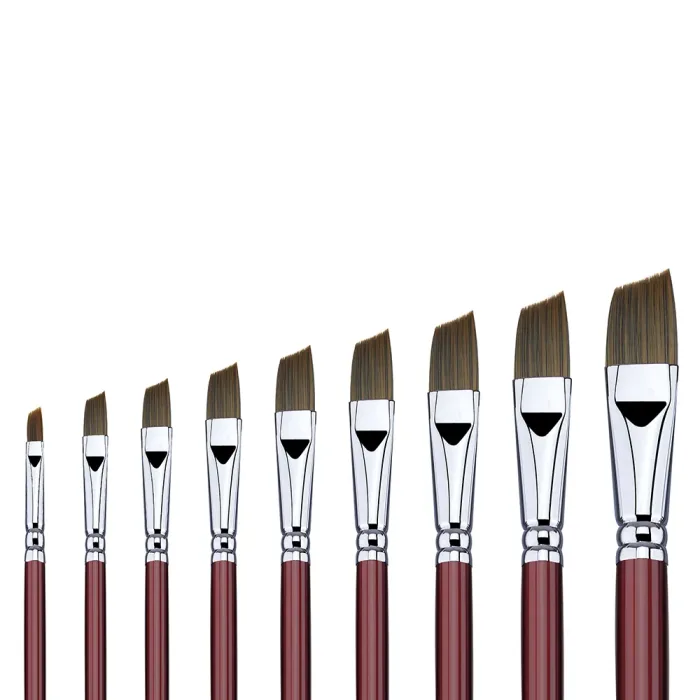 Phoenix SERIES 6611 Double-Colored Nylon Acrylic Brush-Angular - Image 3