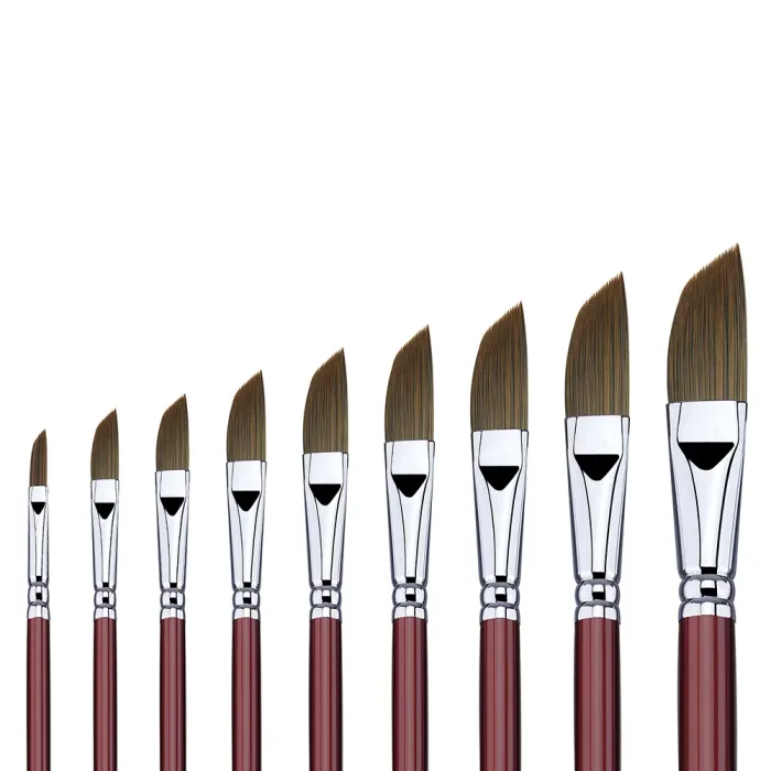 Phoenix SERIES 6611 Double-Colored Nylon Acrylic Brush-Angular - Image 3
