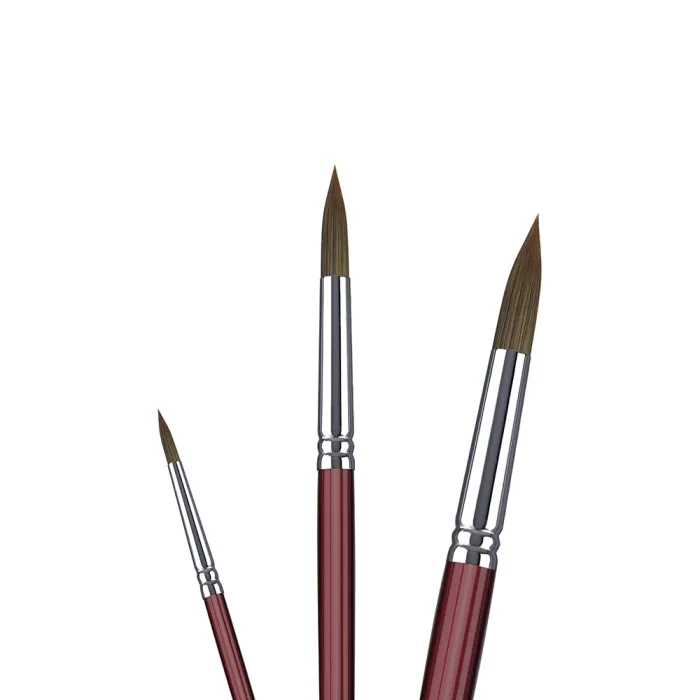 Phoenix SERIES 6611 Double-Colored Nylon Acrylic Brush-Round