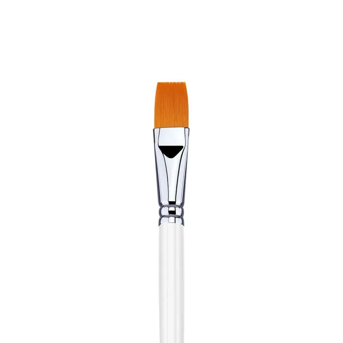 Phoenix SERIES 6615 Golden Nylon Acrylic Brush-Flat - Image 2