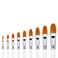 Phoenix SERIES 6615 Golden Nylon Acrylic Brush-Fibert - Image 3