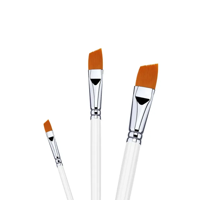 Phoenix SERIES 6615 Golden Nylon Acrylic Brush-Angular