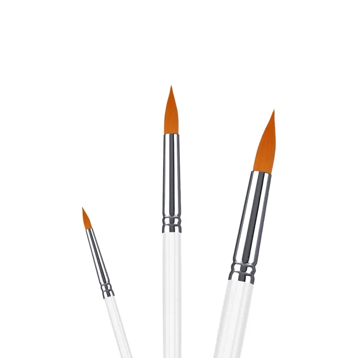 Phoenix SERIES 6615 Golden Nylon Acrylic Brush-Round