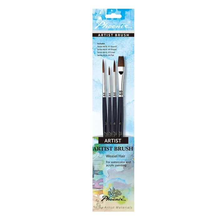 Phoenix Weasel Hair Multi Purpose Watercolor Classic Set