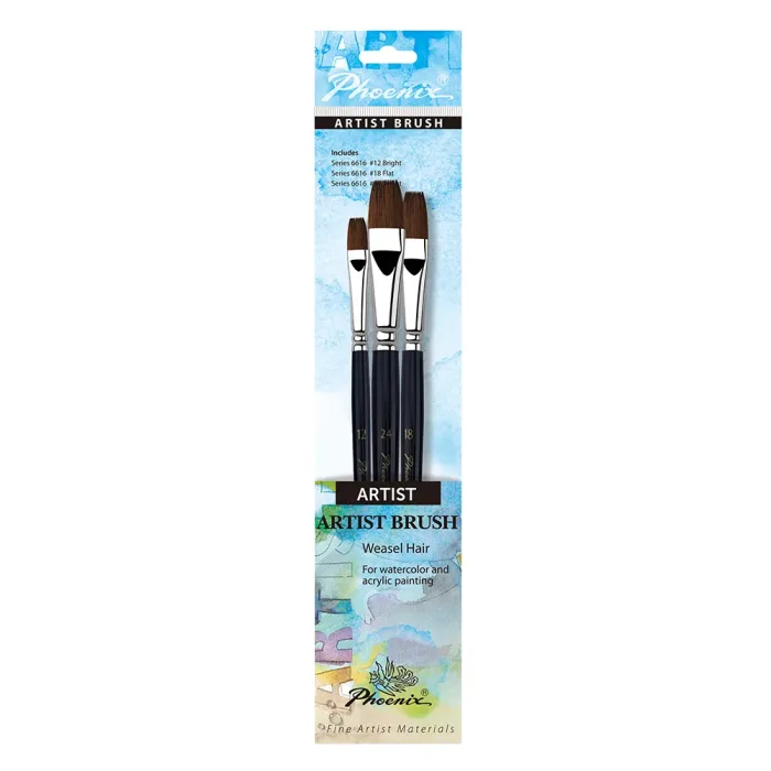 Phoenix Weasel Hair Multi Purpose Watercolor Wash Set