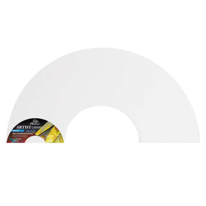 Phoenix Artist Series, 12oz Acrylic Titanium Primed Shaped Stretched Cotton Canvas±350g/m²