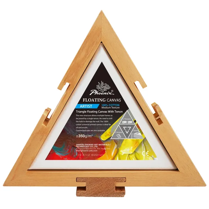 Phoenix Artist Series, 12oz Gesso Primed Floating Shaped Cotton Canvas ±350g/m²
