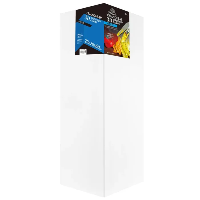 Phoenix Artist Series, 13oz TRIANGULAR 3D STRETCHED Universal Primed Cotton Canva ±380g/m²
