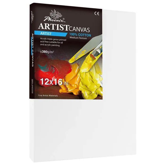Phoenix Artist Series, 13oz Acrylic Titanium Primed Cotton Canvas ±380g/m²
