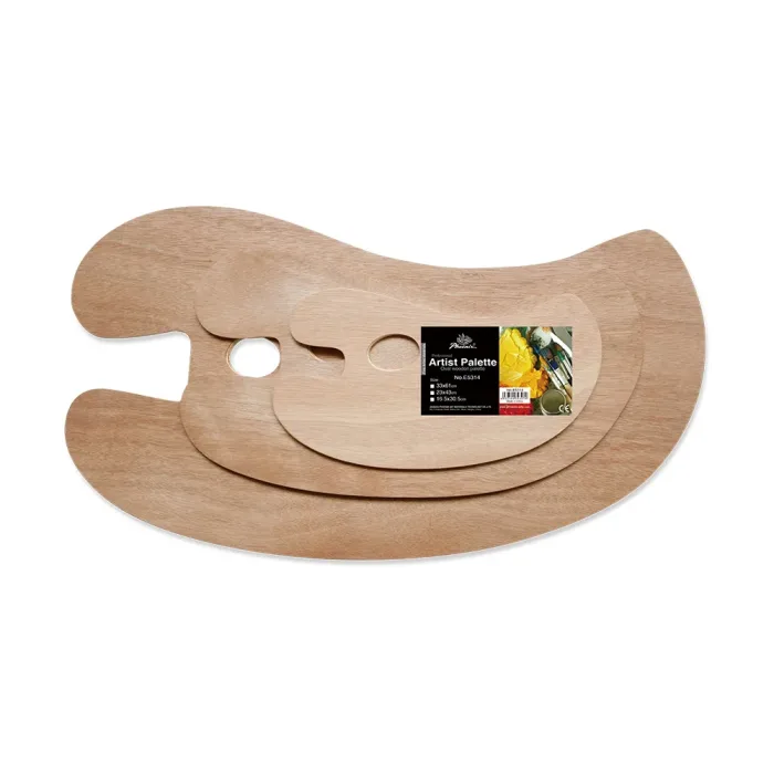 Crescent Wooden Palette