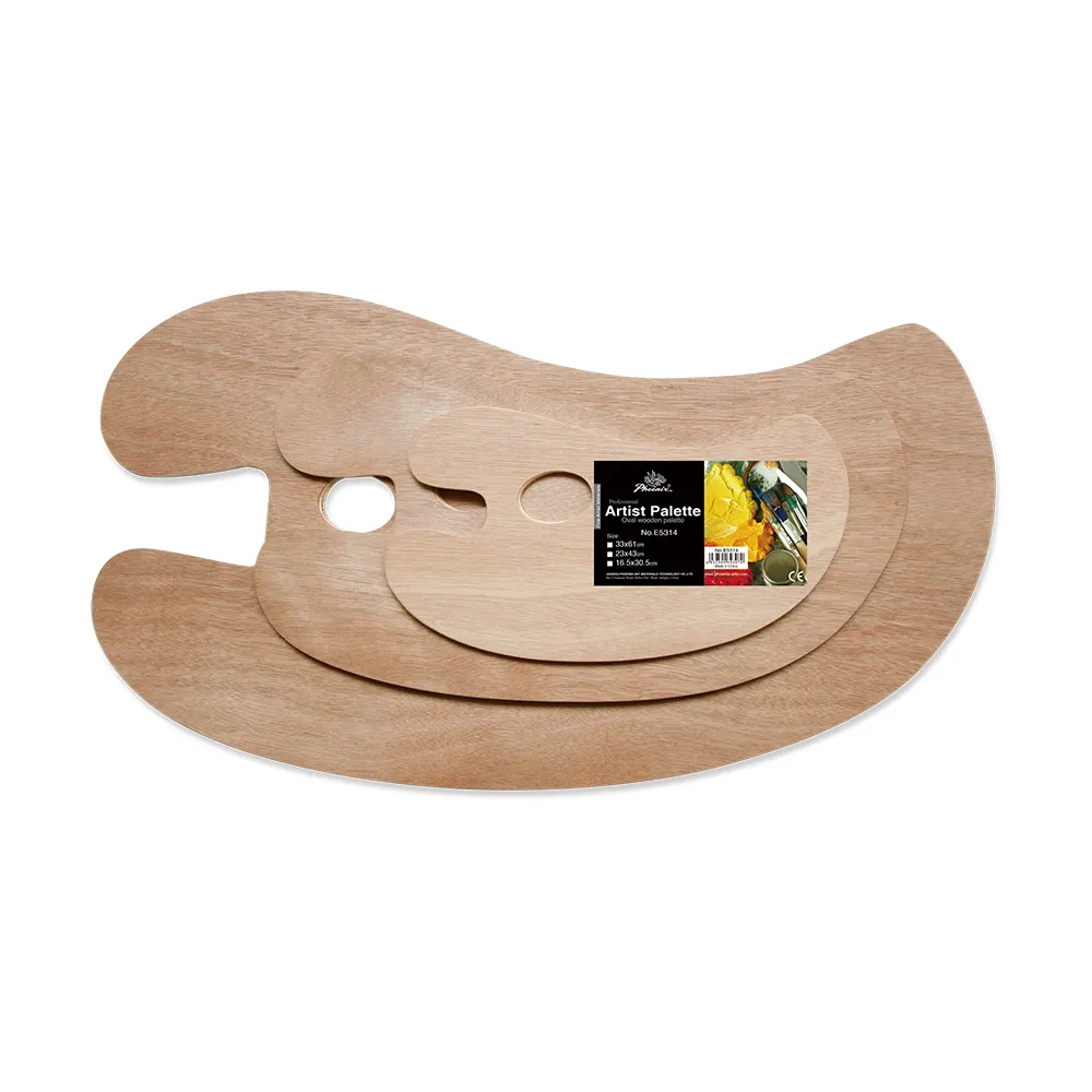 Crescent Wooden Palette