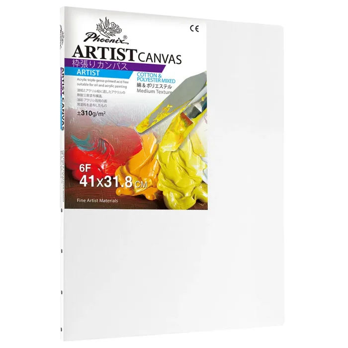 Phoenix Artist Series, 11oz Acrylic Titanium Primed Cotton&Polyester Canvas ±310g/m²