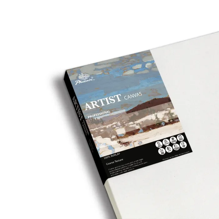 Phoenix Professional Series, 100% Burlap Stretched Canvas, ±600/m²