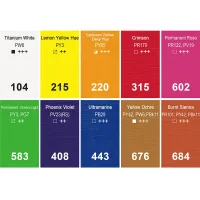 PHOENIX ARTIST ACRYLIC COLOUR SET 10*22ml - Image 2