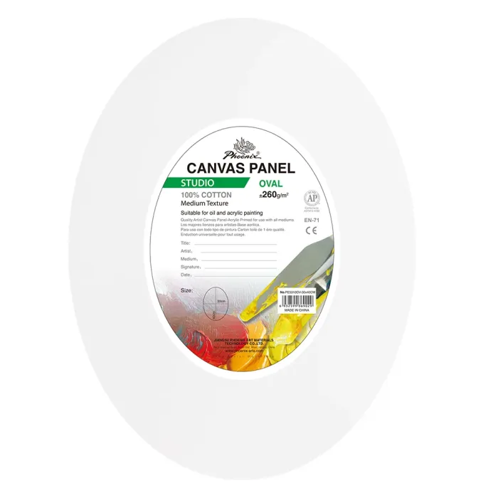 Phoenix Studio Shaped Cotton Canvas Panel - Image 4
