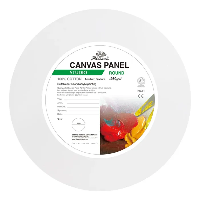 Phoenix Studio Shaped Cotton Canvas Panel - Image 2