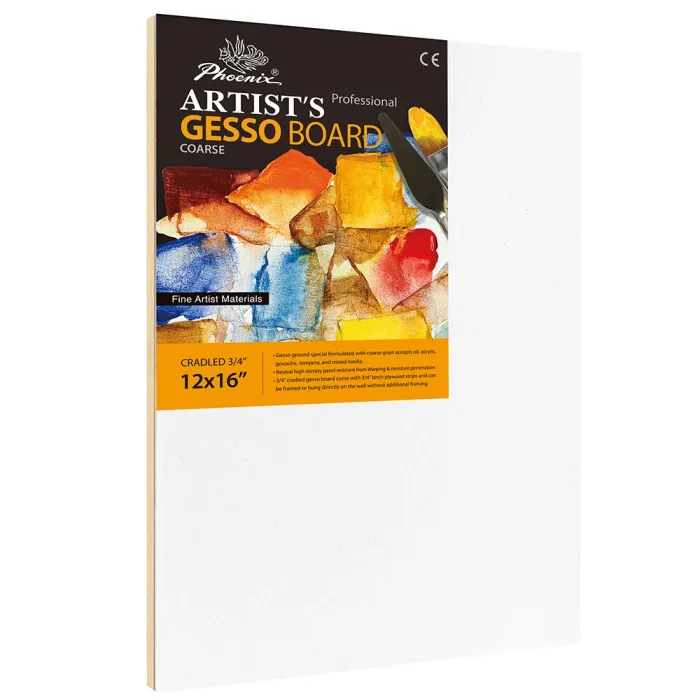 Phoenix Professional Series,3/4" Coarse Surface Gesso Board