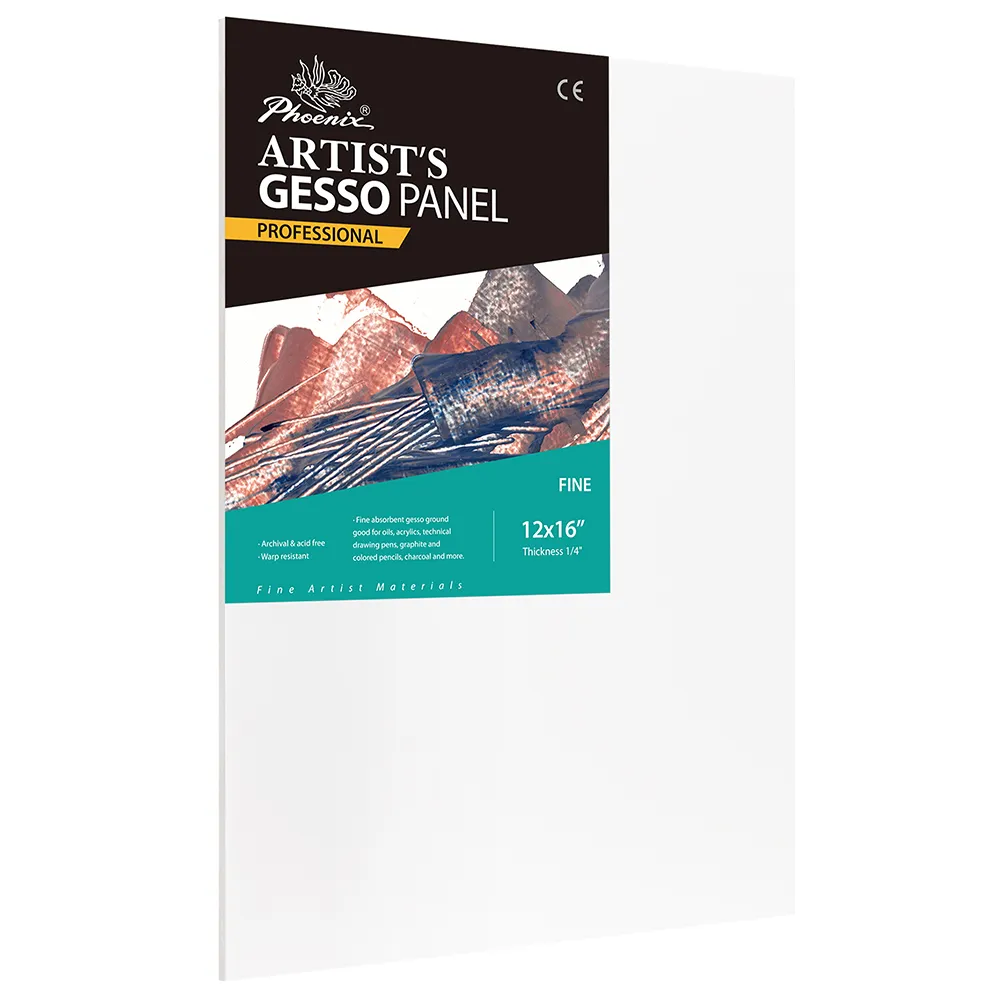 Phoenix Professional Series, 1/4″”  Fine Surface Gesso Panel