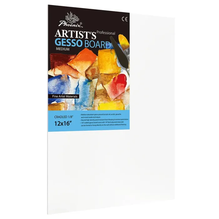 Phoenix Professional Series， 1/8"" Medium Surface Gesso Board