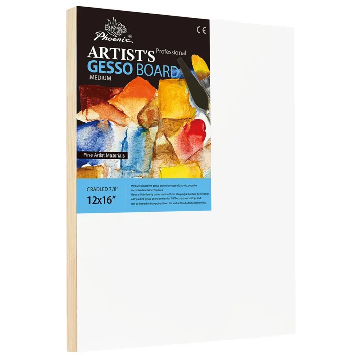 Phoenix Professional Series， 7/8"" Medium Surface Gesso Board