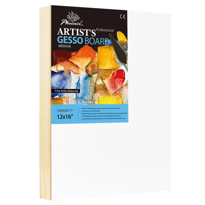Phoenix Professional Series, 1 5/8"" Medium Surface Gesso Board