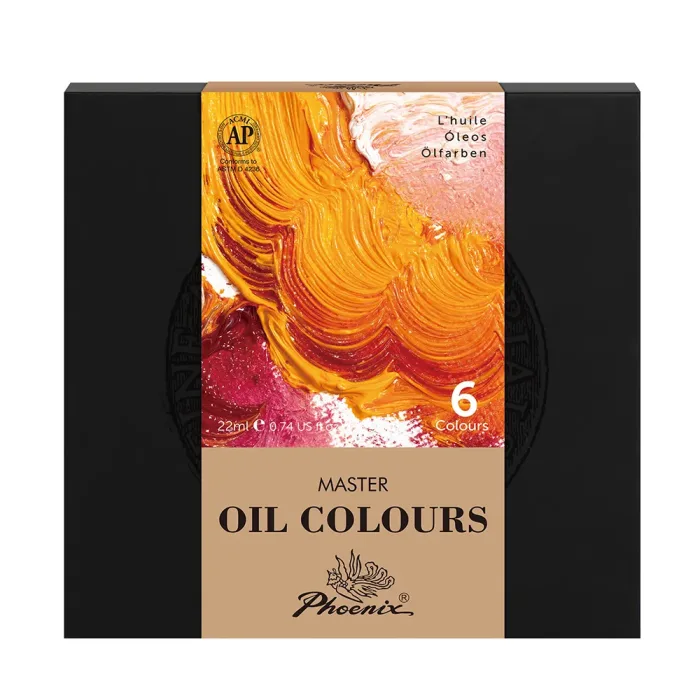 PHOENIX MASTER EXTRA FINE OIL COLOUR 6*22ml - Image 3