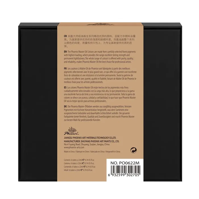 PHOENIX MASTER EXTRA FINE OIL COLOUR 6*22ml - Image 4