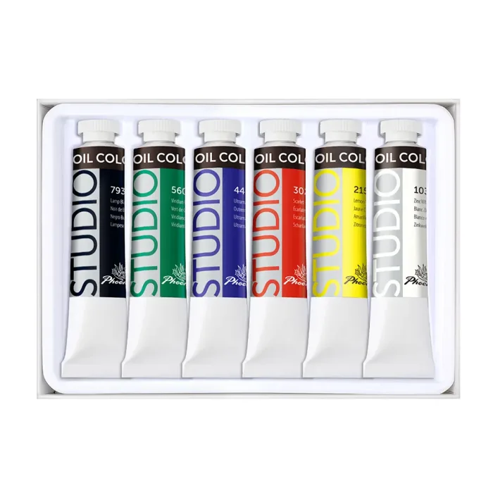 PHOENIX STUDIO OIL COLOUR SET 6*22ml - Image 3