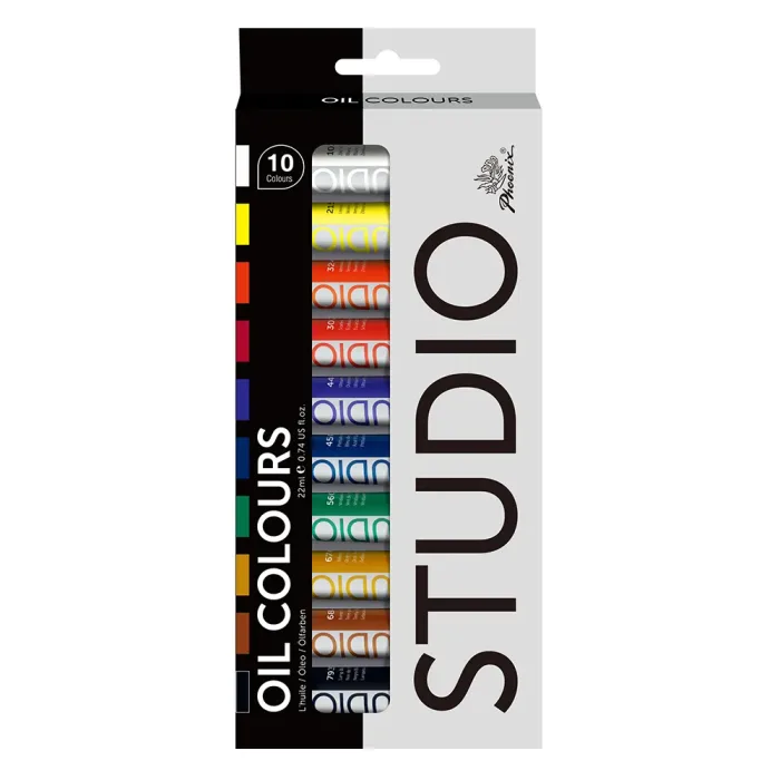 PHOENIX STUDIO OIL COLOUR SET 10*22ml - Image 4