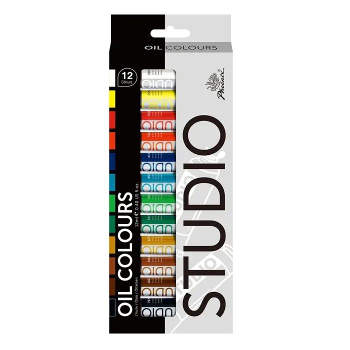 PHOENIX STUDIO OIL COLOUR SET 12*12ml - Image 5
