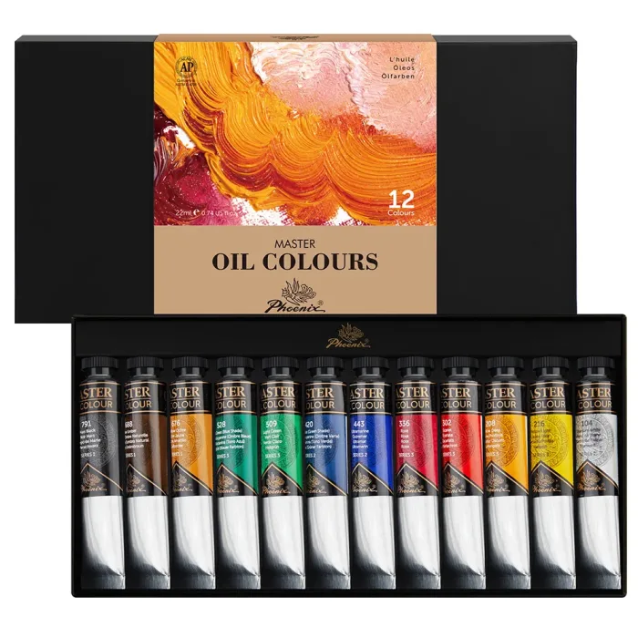 PHOENIX MASTER EXTRA FINE OIL COLOUR 12*22ml