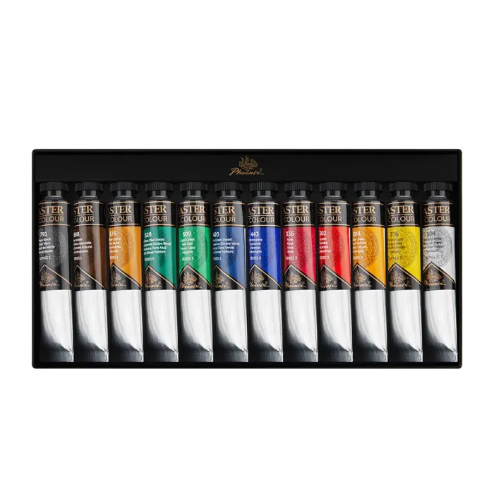 PHOENIX MASTER EXTRA FINE OIL COLOUR 12*22ml - Image 4